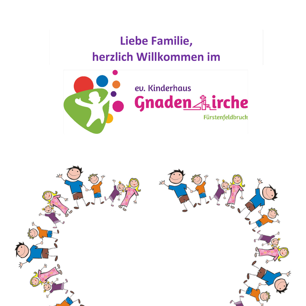 Flyer Krippe | Kinderhaus Gnadenkirche Fürstenfeldbruck